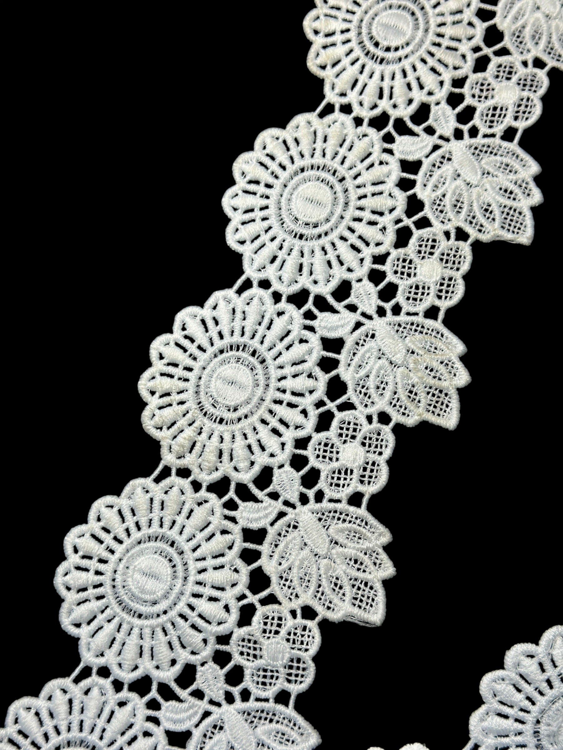Designer 3D Milky Lace - ( L136 )